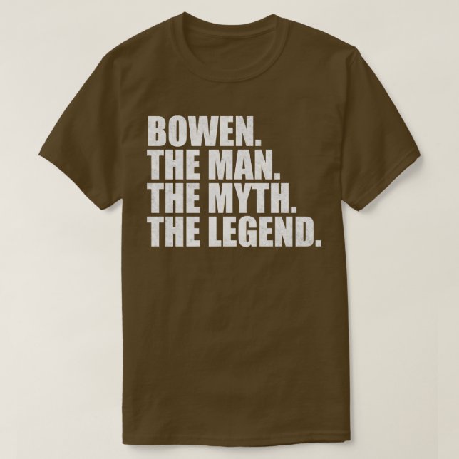 T-shirt BowenBowen Nom Bowen prénom (Design devant)