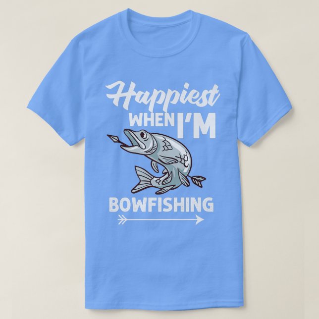 T-shirt BowFishing Bow Lights Flèches Crossbow Bowfisher P (Design devant)