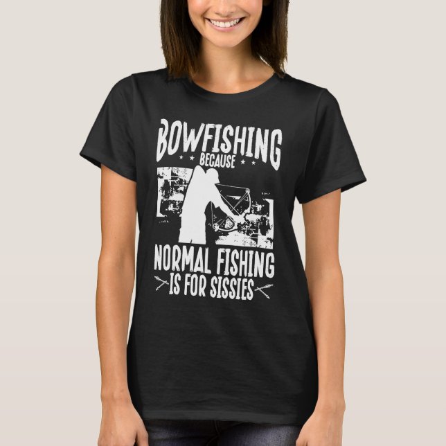 T-shirt Bowfishing Bowhunter Fisherman Airboat Bow Hunter  (Devant)