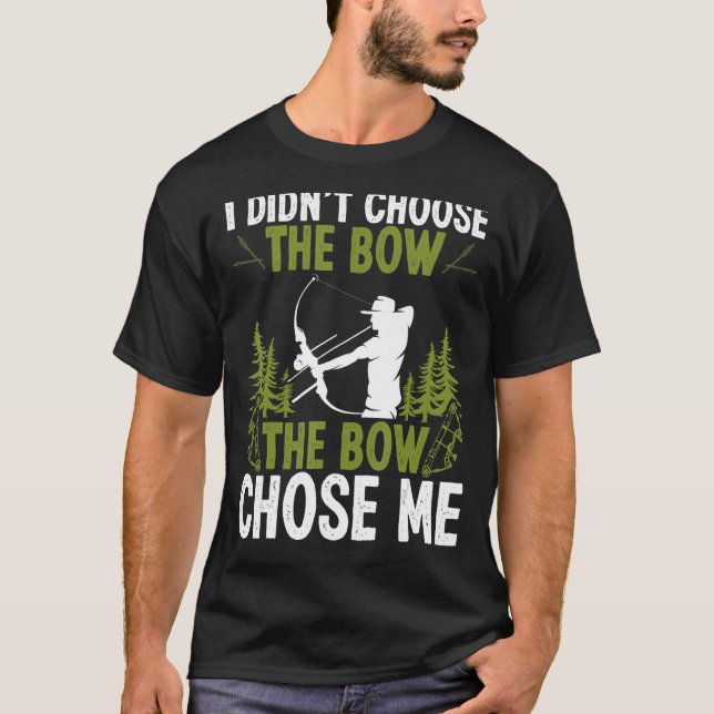 T-shirt BowFishing Le Bowe M'A Choisi Bateau Pêcheur Bow (Devant)