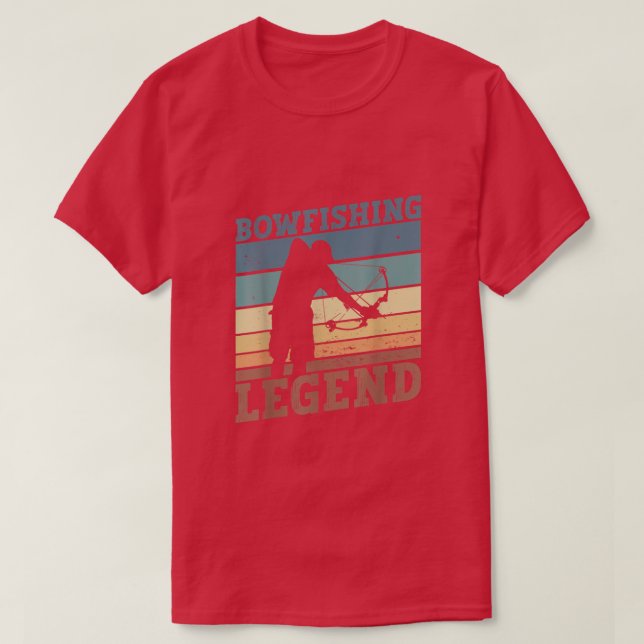 T-shirt BowFishing Legend BowFishing Pêcheur  (Design devant)