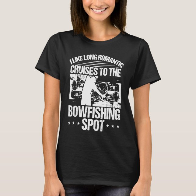 T-shirt Bowfishing Spot Bowfisher Bowhunter Airboat Archer (Devant)