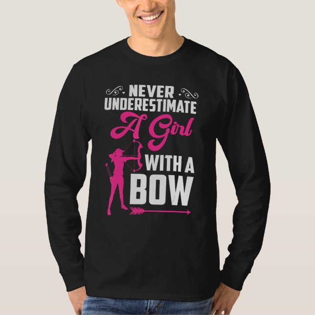 T-shirt Bowhunter Shooting Fans  Archery For Girls Women (Devant)