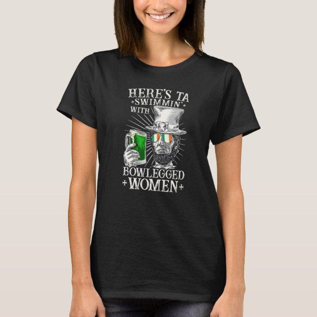 T-shirt Bowlegging Women, American Irish Abe Lincoln St Pa (Devant)