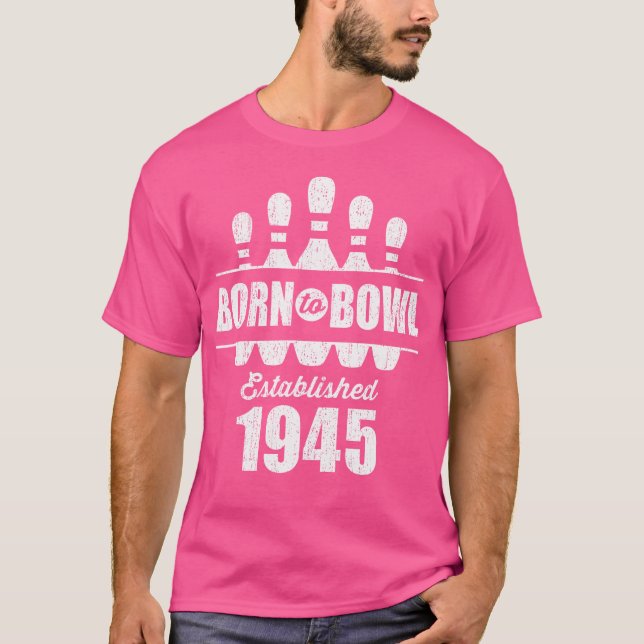 T-shirt Bowler 80 Ans Bowler 80E Anniversaire Bowling (Devant)
