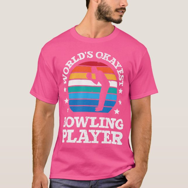 T-shirt Bowler Drôle À Correspondre Bowling Ball Chaussure (Devant)