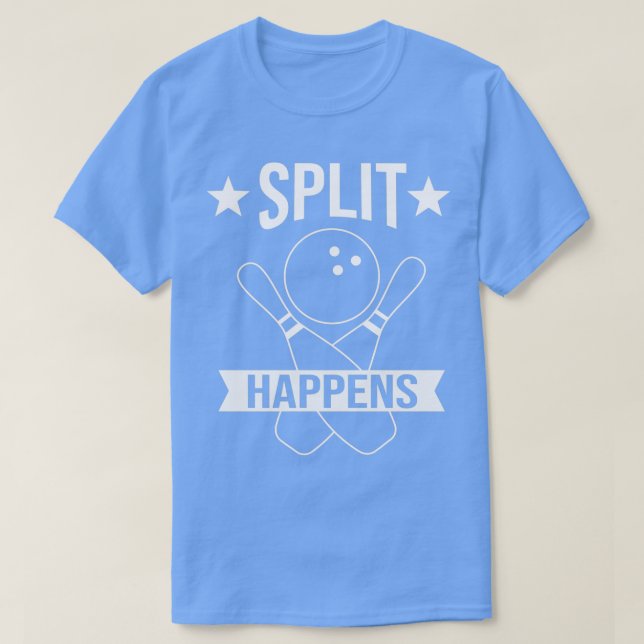 T-shirt Bowler Sports Bowling Player Split Happling Bowlin (Design devant)