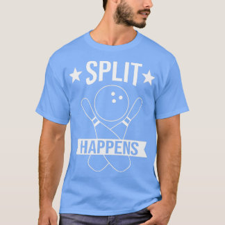T-shirt Bowler Sports Bowling Player Split Happling Bowlin