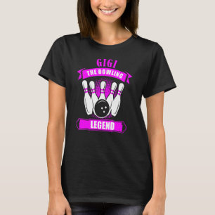 T-shirt Bowlers de grand-mère dix pintes GIGI Legend Bowli