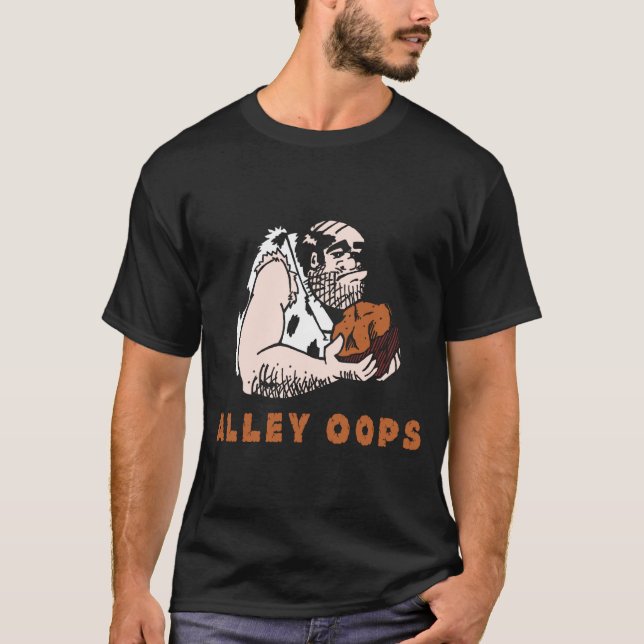 T-shirt Bowling Alley Oops Caveman  (Devant)