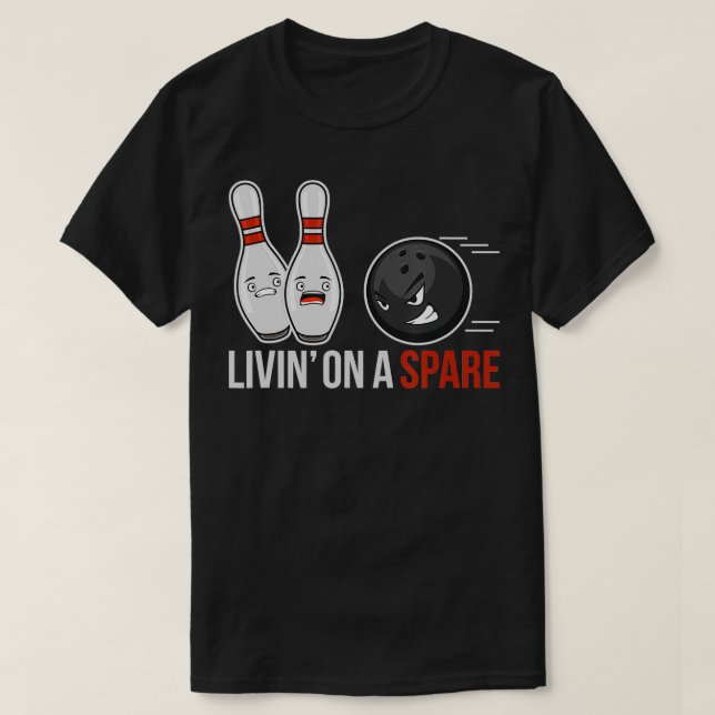 T-shirt Bowling amusant 3 (Design devant)
