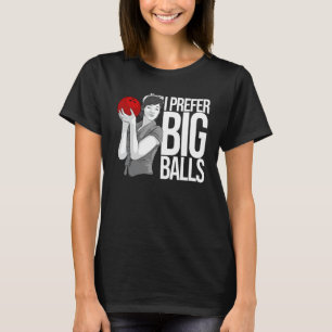 T-shirt Bowling Art Pour Femmes Fille Drôle Bowling Lover