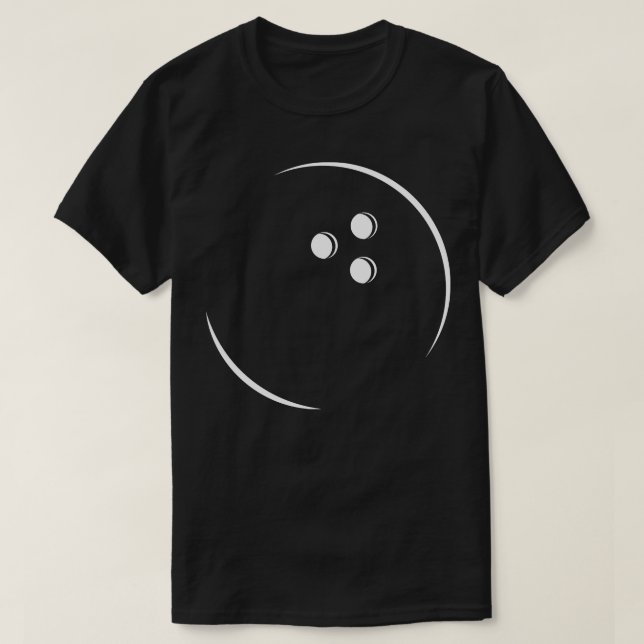 T-shirt Bowling Ball Costume Bowling (Design devant)