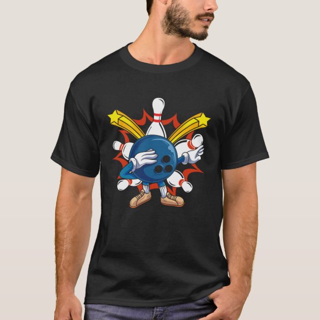 T-shirt Bowling Ball Dabbing Bowling Players &  Bowling (Devant)