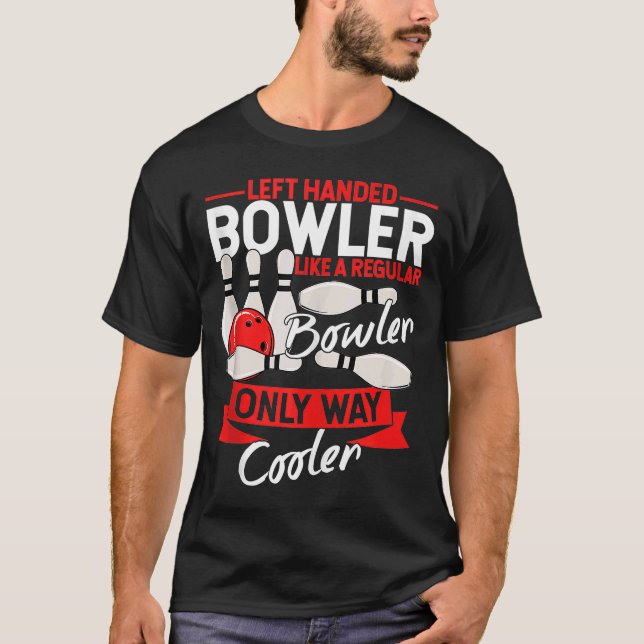 T-shirt Bowling Ball Pin Bowler Strike Bowling Fanatic Bow (Devant)