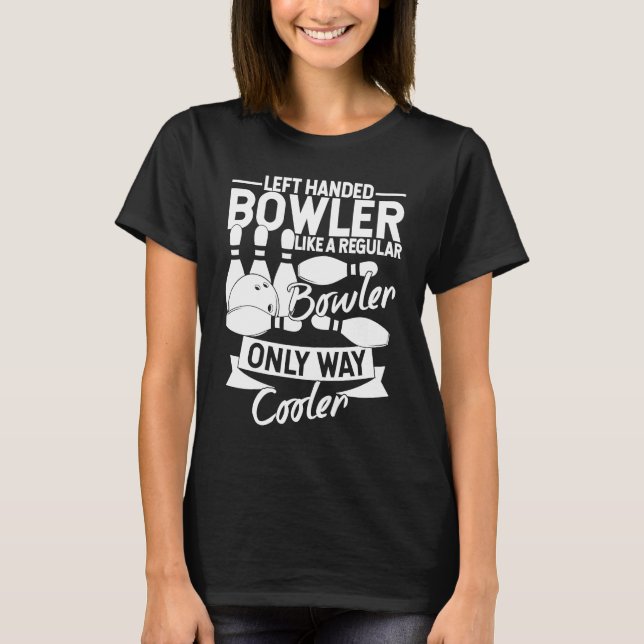 T-shirt Bowling Ball Pin Bowler Strike Bowling Team Bowlin (Devant)