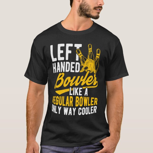 T-shirt Bowling Ball Pin Bowler Strike Team Bowling Alley (Devant)