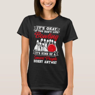T-shirt Bowling Ball Pin Bowler Strike Team Bowling Alley