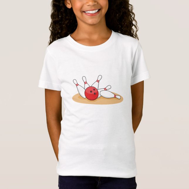 T-Shirt Bowling Ball Stritles (Devant)