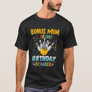 T-shirt Bowling Bonus Maman Du Bowling De La Fête D'annive
