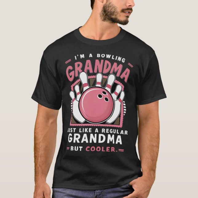T-shirt Bowling Bowler Bowling Byll Funny  (Devant)