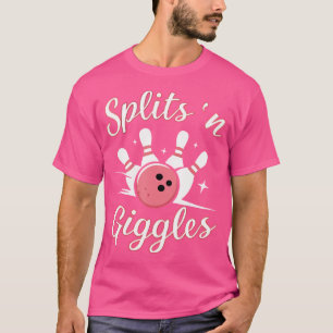 T-shirt Bowling Bowler Drôle Splins N Giggles Bowling Ball
