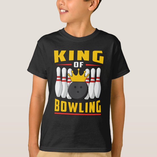 T-shirt Bowling Bowler Sport Strike Team Bowl Funny Gift (Devant)