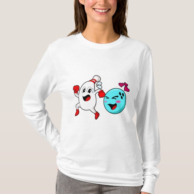 T-shirt Bowling Bowling Bowling (Devant)