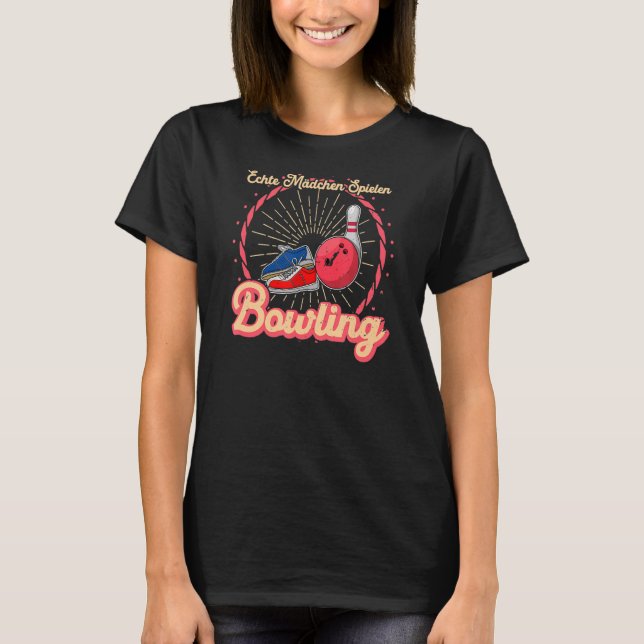 T-shirt Bowling bowling skittle bowlers dire bowling (Devant)