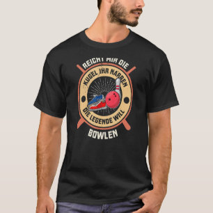 T-shirt Bowling bowling skittle bowlers dire bowling