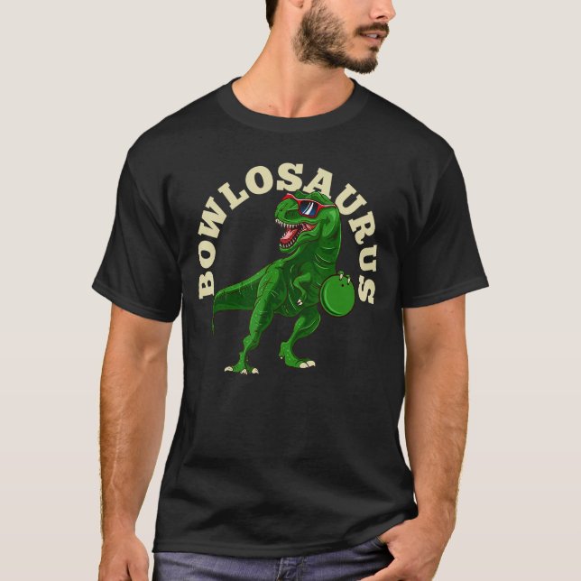 T-shirt Bowling Bowlosaurus (Devant)