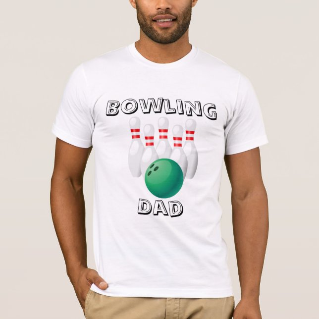 T-shirt Bowling Dad (Devant)