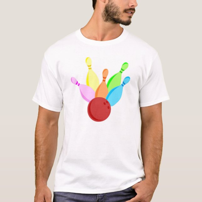 T-shirt Bowling de Dix bornes (Devant)