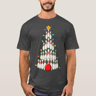 T-shirt Bowling de Noël Funny T