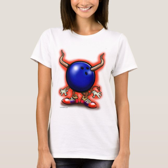 T-shirt Bowling Demon (Devant)