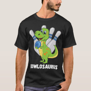 T-shirt Bowling Dinosaur T-rex Bowlosaurus Joueur partie K