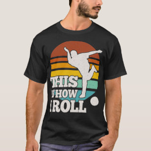 T-shirt Bowling Drôle C'Est Comme Ça Que Je Roule Vintage
