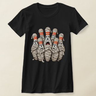 T-shirt Bowling drôle de momie Halloween