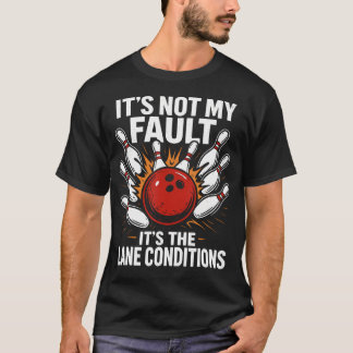 T-shirt Bowling Drôle Pour