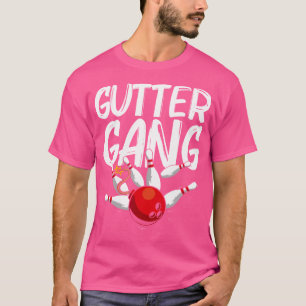 T-shirt Bowling Drôle Pour Cool Gutter Gang Bowlers