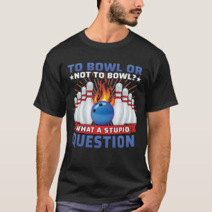 T-shirt Bowling Drôle Pour Hommes Femmes Bowler Team Bowli