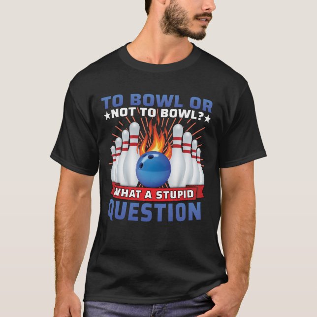 T-shirt Bowling Drôle Pour Hommes Femmes Bowler Team Bowli (Devant)