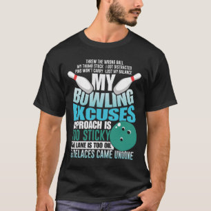 T-shirt Bowling Exprime Funny Bowling Ball Strike Sport