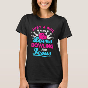 T-shirt Bowling Femme Juste Une Fille Qui Aime Bowling Et 