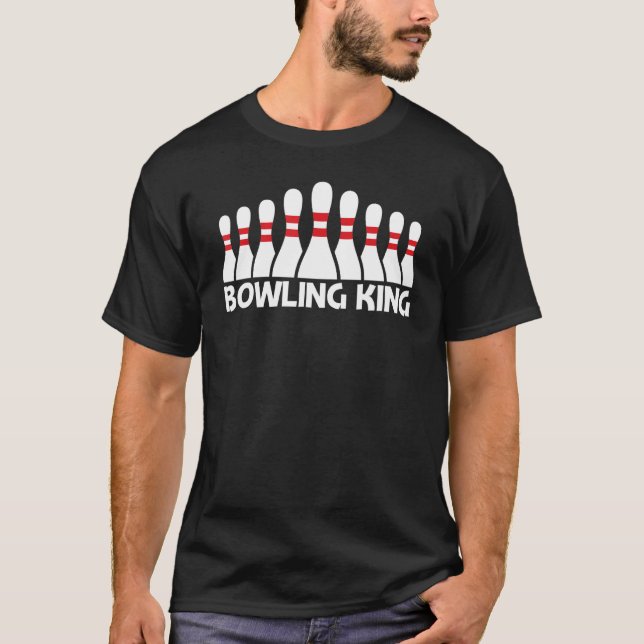 T-shirt Bowling For Men Dad Boys Spare Ball Game League (Devant)