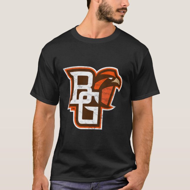 T-shirt Bowling Green Bgsu Falcons déprimés (Devant)