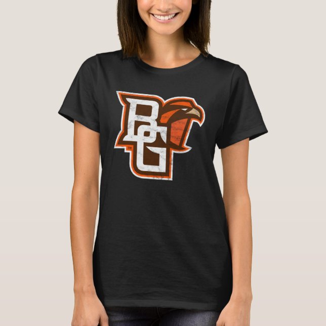 T-shirt Bowling Green BGSU Falcons Distressed Primary (Devant)