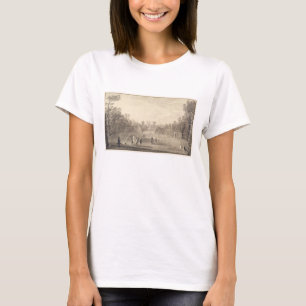 T-shirt Bowling Green chez Claremont, 1738 (gravure)