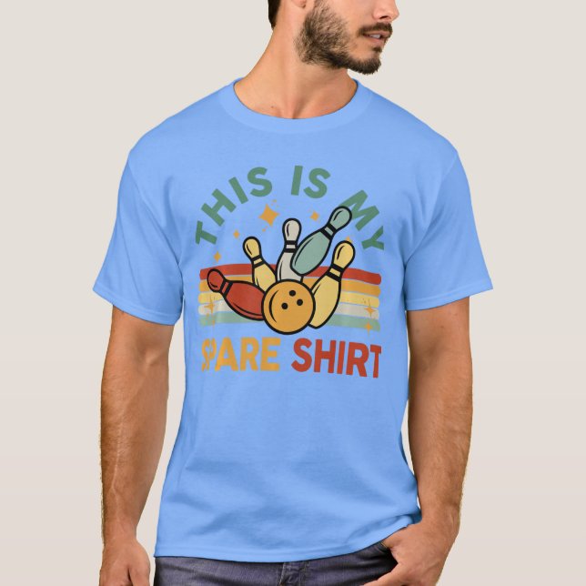 T-shirt Bowling Hommes Femmes Drôle BowlingC'est ma réserv (Devant)