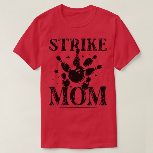T-shirt Bowling Jersey pour les femmes maman Bowling Lover (Design devant)